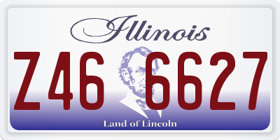 IL license plate Z466627