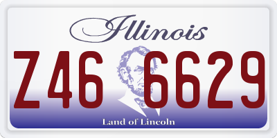 IL license plate Z466629