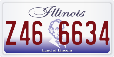 IL license plate Z466634