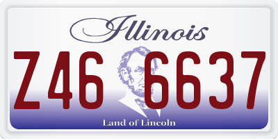 IL license plate Z466637