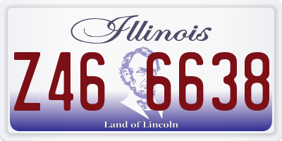 IL license plate Z466638
