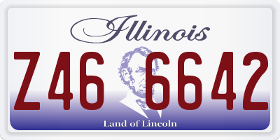 IL license plate Z466642