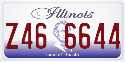 IL license plate Z466644