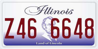 IL license plate Z466648