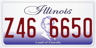 IL license plate Z466650