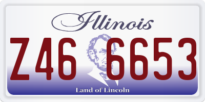 IL license plate Z466653