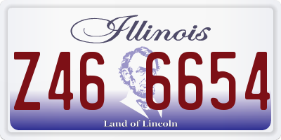 IL license plate Z466654