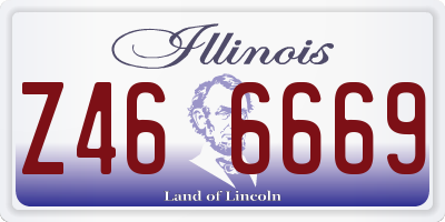IL license plate Z466669