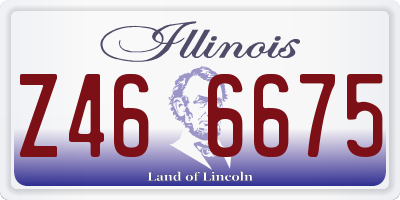 IL license plate Z466675