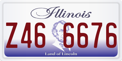 IL license plate Z466676