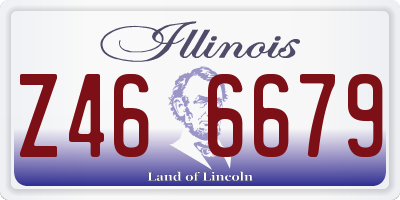 IL license plate Z466679