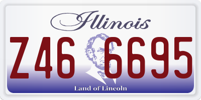 IL license plate Z466695