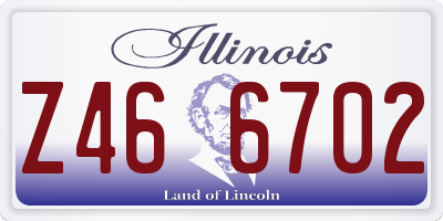 IL license plate Z466702