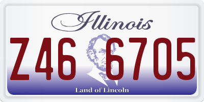 IL license plate Z466705