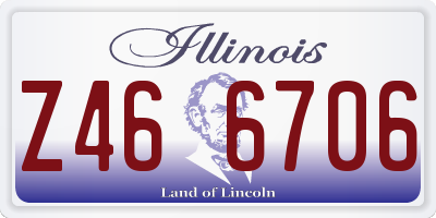 IL license plate Z466706
