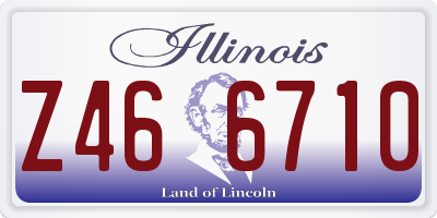 IL license plate Z466710