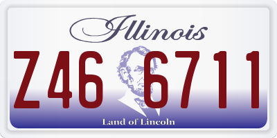 IL license plate Z466711