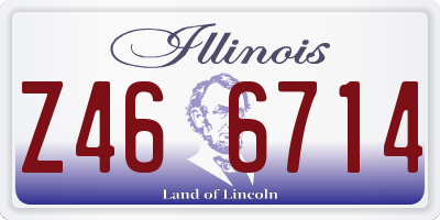 IL license plate Z466714