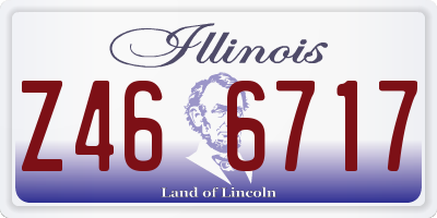 IL license plate Z466717