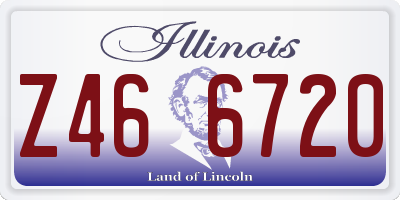 IL license plate Z466720
