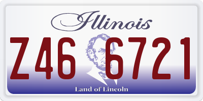 IL license plate Z466721