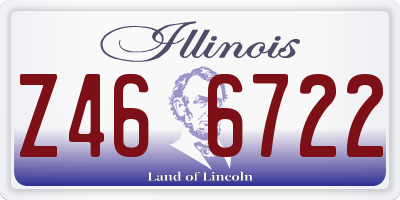 IL license plate Z466722