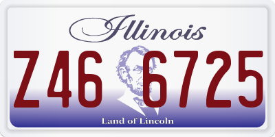 IL license plate Z466725