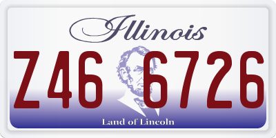 IL license plate Z466726