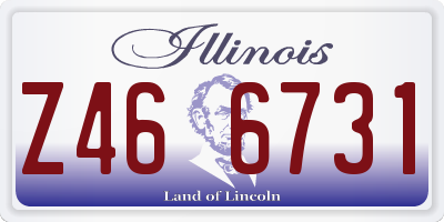 IL license plate Z466731