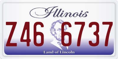 IL license plate Z466737