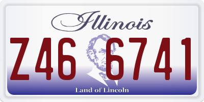 IL license plate Z466741