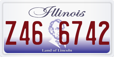 IL license plate Z466742