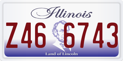 IL license plate Z466743