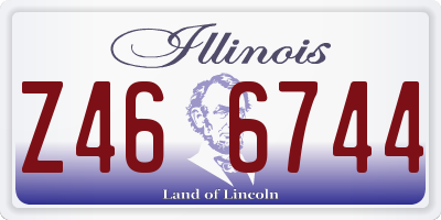 IL license plate Z466744