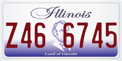 IL license plate Z466745