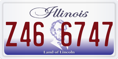 IL license plate Z466747