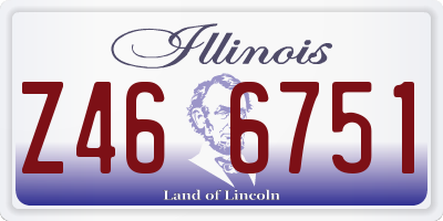 IL license plate Z466751