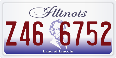 IL license plate Z466752