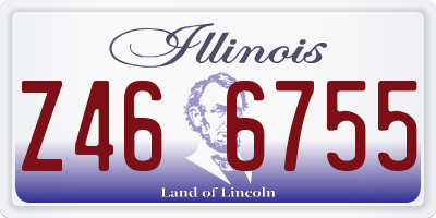 IL license plate Z466755