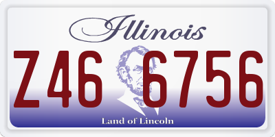 IL license plate Z466756