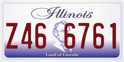 IL license plate Z466761
