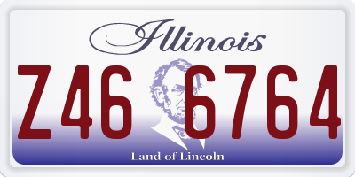 IL license plate Z466764