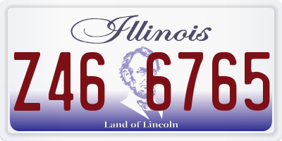 IL license plate Z466765