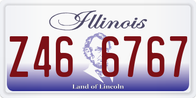 IL license plate Z466767