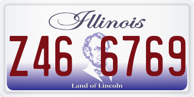 IL license plate Z466769