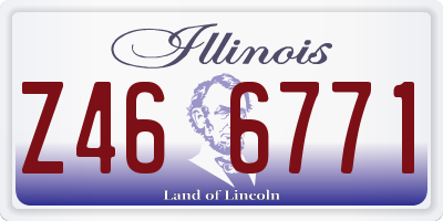 IL license plate Z466771