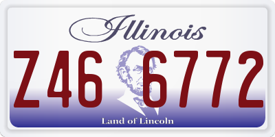 IL license plate Z466772