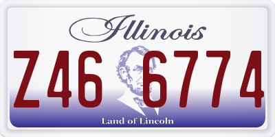 IL license plate Z466774