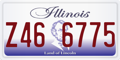 IL license plate Z466775