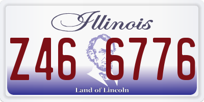 IL license plate Z466776